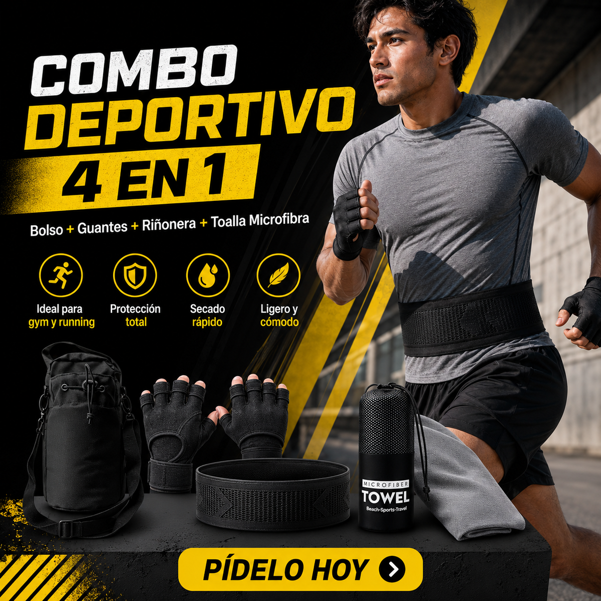 Pack Completo GymTonic | 4 Accesorios
