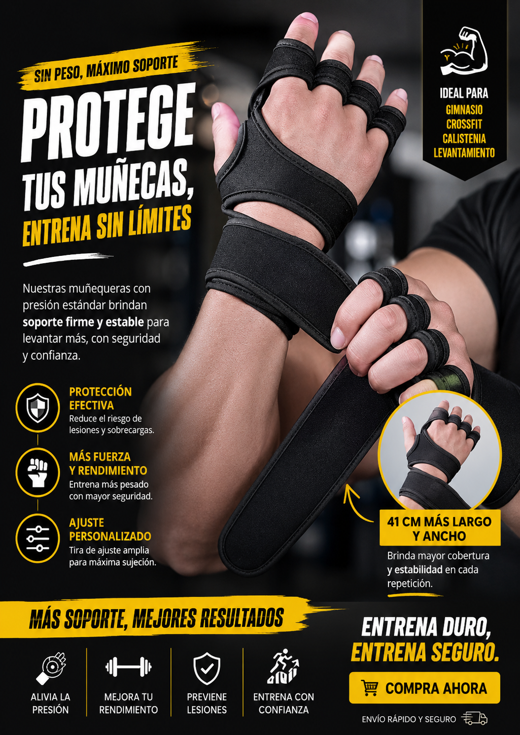 Guantes de Entrenamiento Fitness