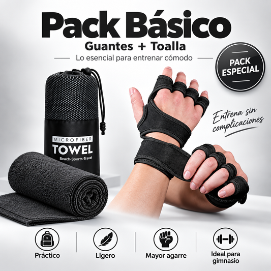 Pack Básico | Guantes + Toalla